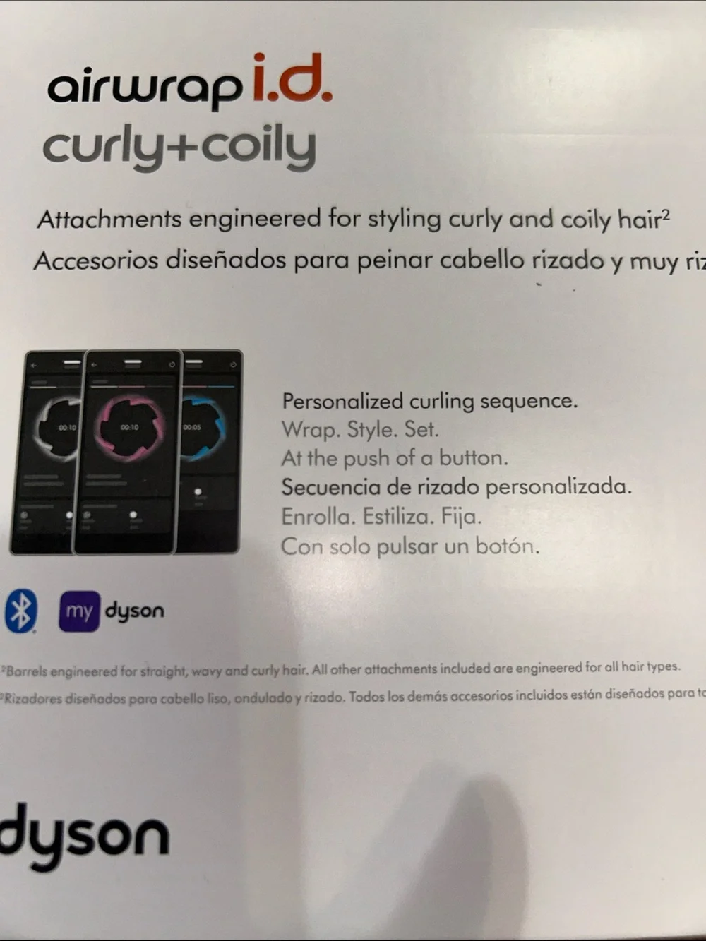 Dyson air wrap multi styler and dryer in Amber Silk